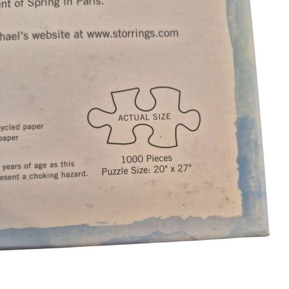 Galison Paris by Michael Storrings 1000 pc Jigsaw Puzzle - Picture 8 of 8